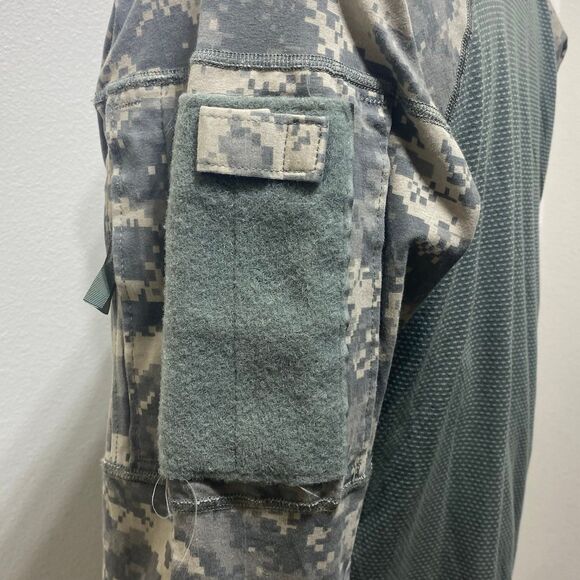Massif Combat Shirt Camo Men's Size XL Long Sleeve Pullover - Picture 10 of 12